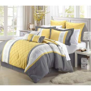 Chic Home Design 8pc Arlington Comforter Bedding Set