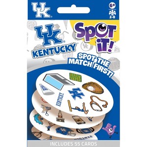 MasterPieces Officially Licensed NCAA Kentucky Wildcats Spot It Game for Kids and Adults - 1 of 3