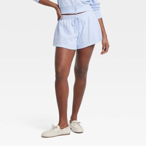 Women's Mid-Rise French Terry Pull-On Shorts - Universal Thread™ - 1 of 3