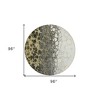 Beige Taupe And Chocolate Abstract Washable Indoor Outdoor Area Rug - 3 of 4