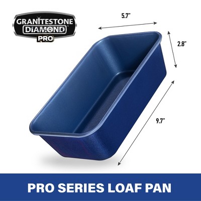 Blue Aluminum Nonstick Rectangular Loaf Pan