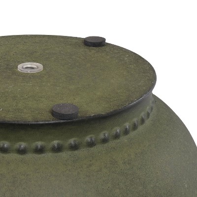 Michael Matte Sage Medium Iron Indoor/Outdoor Planter Set
