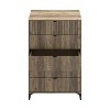 Galano Zaffy 5 Drawer Chest (Interlock) - Knotty Oak - 3 of 4