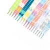 INSPIRE CHIC Flat Colorful Tie Dye for Sneakers Boots Shoestring 2 Pair - 2 of 3