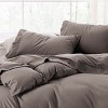 Bedsure | 3/4 Pcs Solid Embossed Soft Sheet & Pillowcase Bedding Set - 3 of 4