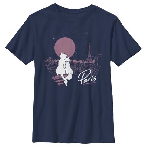 Boy's Aristocats Duchess and Thomas Love in Paris T-Shirt - 1 of 4