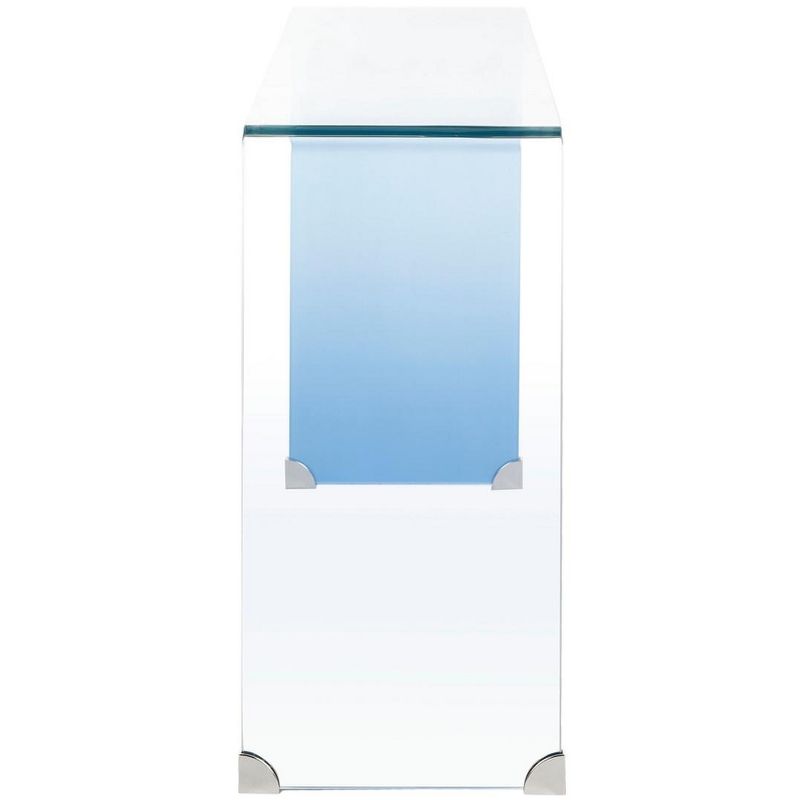 Crysta Ombre Glass Console Table  - Safavieh, 5 of 10