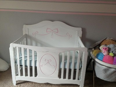 Storkcraft princess 4 in 1 convertible crib clearance white