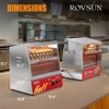 Winado 32 QT 500W 110V 175 Hot Dogs / 40 Buns Hot Dog Steamer - 2 of 4