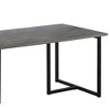 Weathered 3-Piece Occasional Set with Modern Farmhouse Design and Sturdy Metal Base - 4 of 4