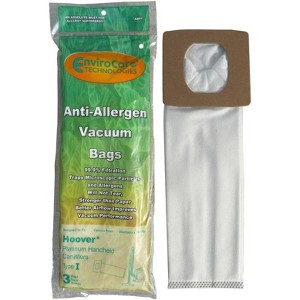 EnviroCare Replacement Allergen Vacuum Cleaner Dust Bags Made to fit Hoover Type I Canisters 3 Pack - 1 of 4