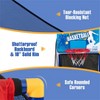 TopComfy Youth Portable Basketball Hoop Dual Shot Arcade Educational Game for Kids 3+ Indoor Outdoor Play with 4 Balls, Black, 21.65"*13.78"*9.84" - 3 of 4