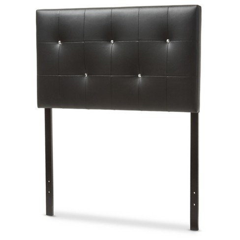 Kirchem Modern And Contemporary Faux Leather Upholstered Headboard