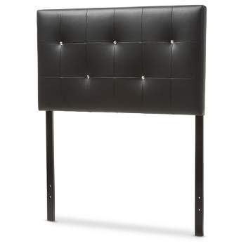 Kirchem Modern And Contemporary Faux Leather Upholstered Headboard - Baxton Studio