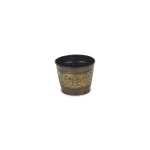 Cheung's Zephine 5" Floral Themed Metal Planter - 1 of 1