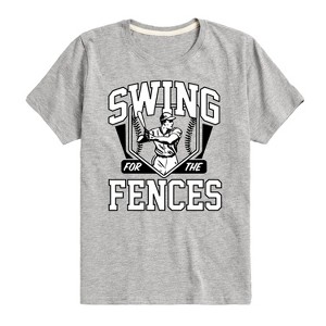 Boys' - Instant Message - Swing For The Fences Short Sleeve Graphic T-Shirt - 1 of 4