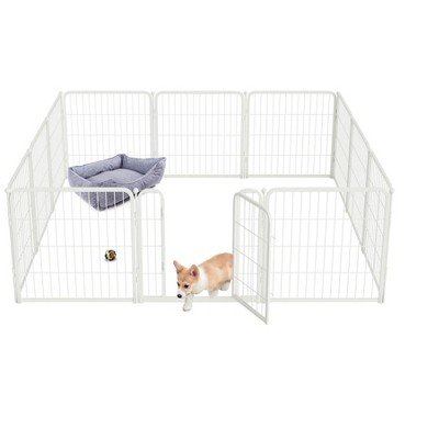 FXW Homeplus Indoor Dog Playpen - Stress-Free and Safe Play,Panels for Puppy and Small Dogs, Black│Patented