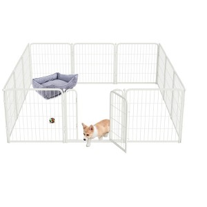 FXW Homeplus Indoor Dog Playpen - Stress-Free and Safe Play,Panels for Puppy and Small Dogs, Black│Patented - 1 of 4