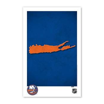 NHL New York Islanders Logo Art Poster Print