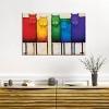 Rainbow Cats by Daniel Patrick Kessler Unframed Wall Canvas - iCanvas - 2 of 3
