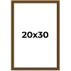 PosterPalooza | Flat Gold Picture Frame - UV Acrylic, Foam Board Backing, Hanging Hardware - 2 of 4