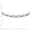 Black Bow Jewelry Mens Stainless Steel 6mm Rectangle Rolo Chain Necklace, 22 Inch - 3 of 4