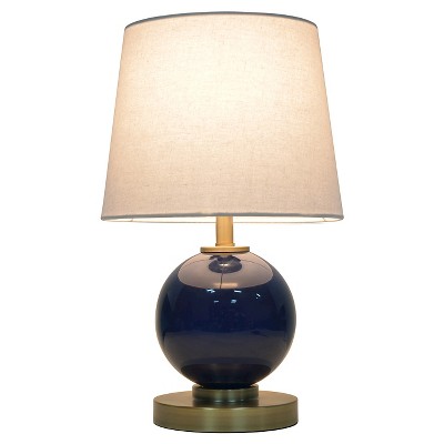 pillowfort glass table lamp