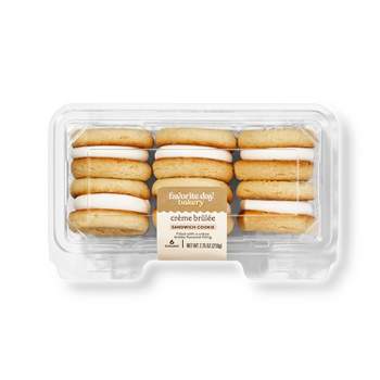 Creme Brulee Soft Sandwich Cookies - 6ct/7.75oz - Favorite Day™