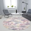 Stylish Chenille Line Pattern Rug, Foldable & Washable, Non-Slip, Kid & Pet Friendly, Durable Edges for Modern Living - 3 of 4