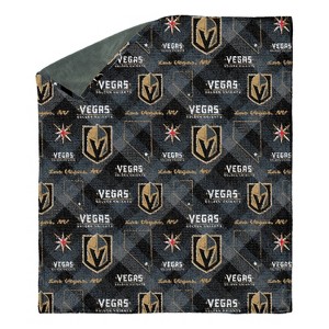 NHL Vegas Golden Knights 60"x70" Uplift Chenille Throw Blanket - 1 of 3