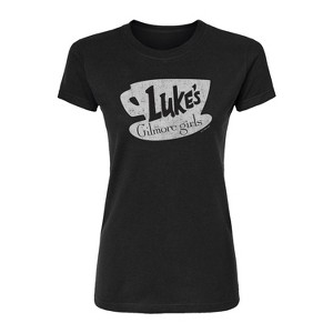 Women's - Gilmore Girls - Lukes Coffee Fitted Graphic T-Shirt - 1 of 3
