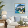Stupell Industries Seaside Town's Beach View Floating Frame Canvas Art - 3 of 4