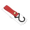 Unique Bargains PU Leather Strap Outdoor Camping Plastic S Shelf Hooks and Hangers - 2 of 4