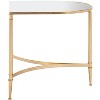 Nevin Mirror Top Gold Accent Table - Gold/Mirror - Safavieh. - 4 of 4