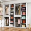 Gulches Freestanding Closet System,  Stand-Alone Wardrobe with 6 open Shelves,74.8'' Heigh Closetwith 1 Wood Drawers - 4 of 4