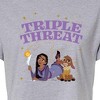 Women's - Disney - Triple Threat Asha Star Valentino Cropped Graphic T-Shirt - image 2 of 4