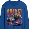 Men's - Marvel - Guardians of the Galaxy Rocket Raccoon Long Sleeve Graphic T-Shirt - 2 of 4