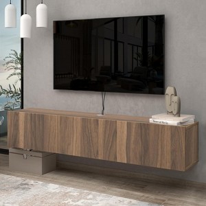 HomeStock Floating TV Stand, TV Stand up to 75 inch TV, Floating TV Stand Wall Mounted, Floating Entertainment Center, TV Stands for Living Room - 1 of 4