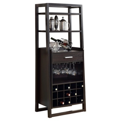 Home Bar Ladder Style Cappuccino - EveryRoom