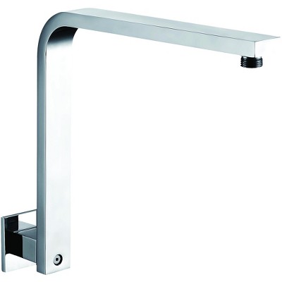 ALFI AB12GSW-PC Polished Chrome 12Inch Square Raised Wall Mounted Shower Arm