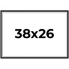 PosterPalooza | Flat Silver Picture Frame - UV Acrylic, Backing Board, Hanging Hardware Included - 2 of 4