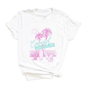 Simply Sage Market Women's Cowgirl Summer Short Sleeve Graphic Tee - 1 of 3