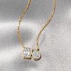 Ross-Simons 0.33 ct. t.w. Lab-Grown Diamond Toi Et Moi Necklace in 14kt Yellow Gold - 3 of 4