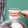 Totalee Gift Super Duper Retro Mug Ceramic White 16 oz - 2 of 2