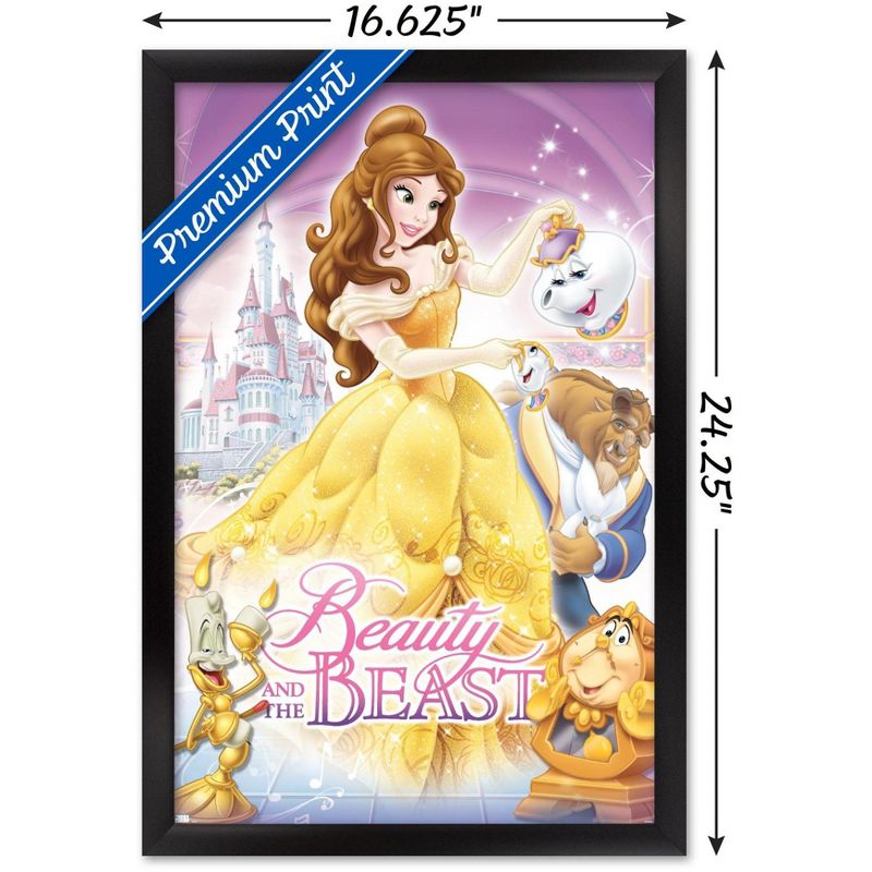 Trends International Disney Beauty And The Beast - Cover Framed Wall Poster Prints, 3 of 7