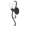 Livex Lighting Brookside 1 - Light Wall Light in  Black - 2 of 4