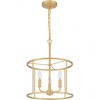 Quoizel Lighting Abner 3 - Light Pendant in  Aged Brass - 3 of 4