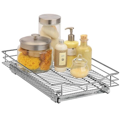 Chrome 11" x 18" Slide Out Cabinet Organizer