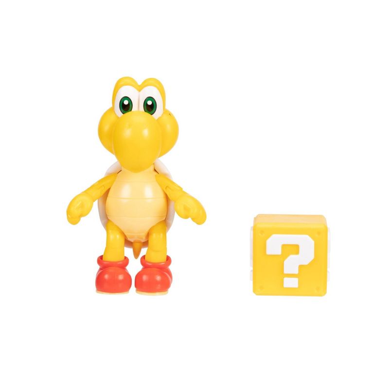 Nintendo Super Mario Red Koopa Troopa with Question Block Action Figure, 1 of 8