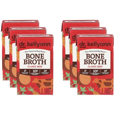 Dr. Kellyann Classic Beef Bone Broth - Case of 6 - 16.9 fl oz